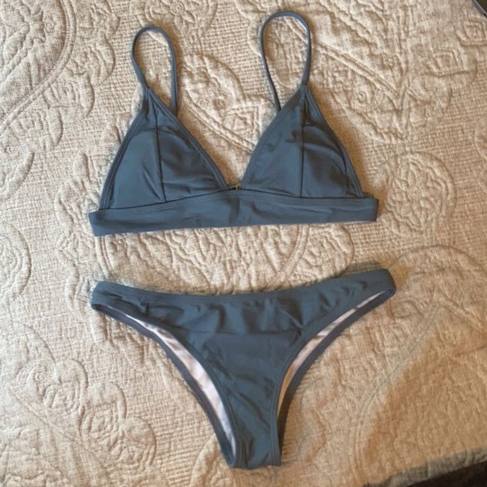 Blue Zaful bikini